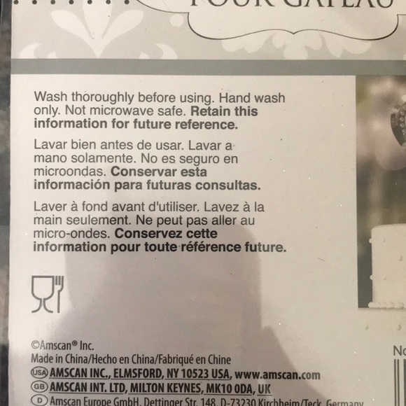 Rhinestone Hearts Cake Topper - Picture 5 of 5